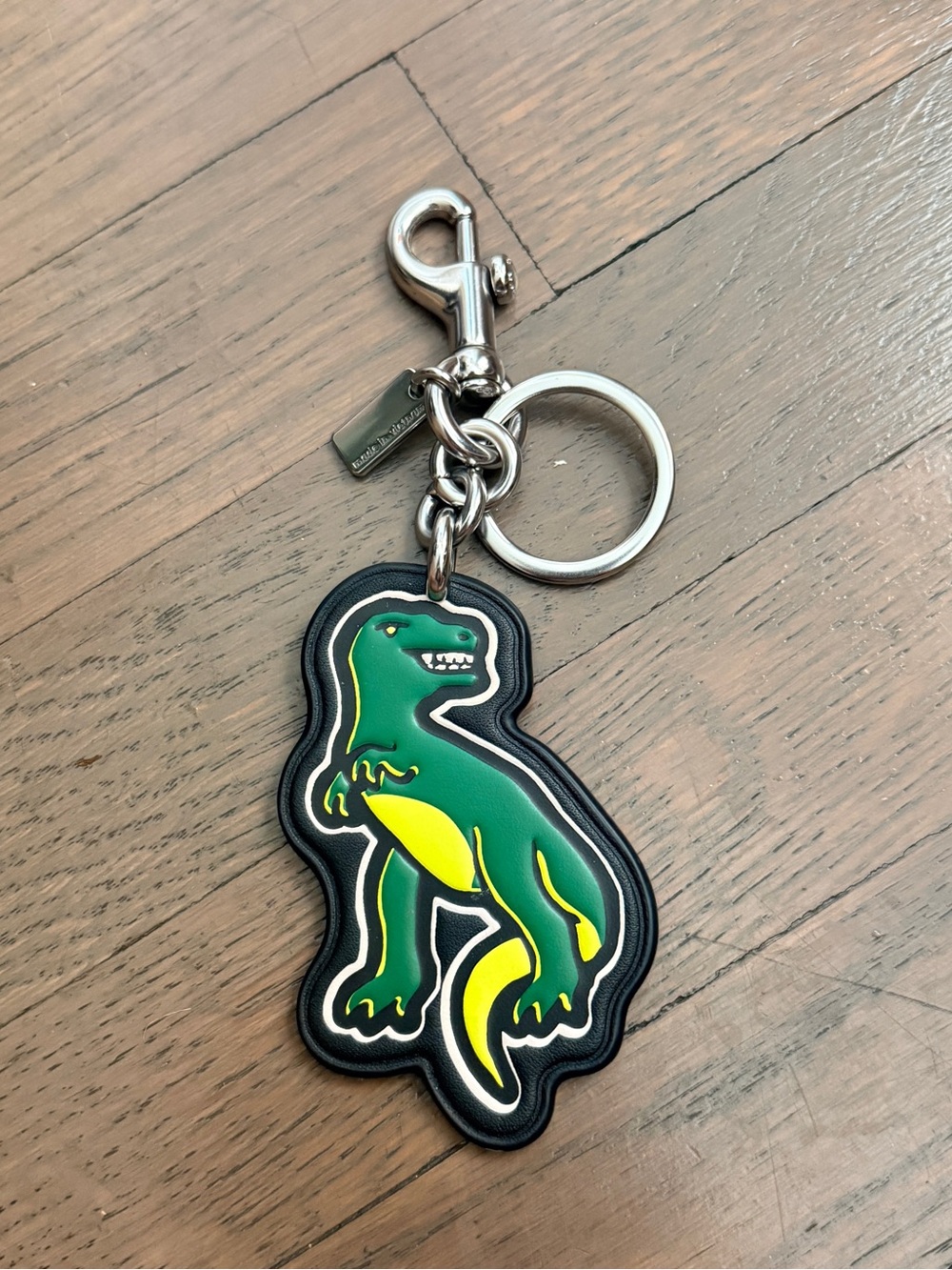 Coach Rexy green Dinosaur Sticker Bag Charm
keychain